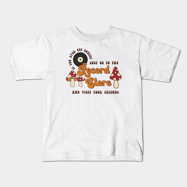 Record Store Kids T-Shirt by Totally Major